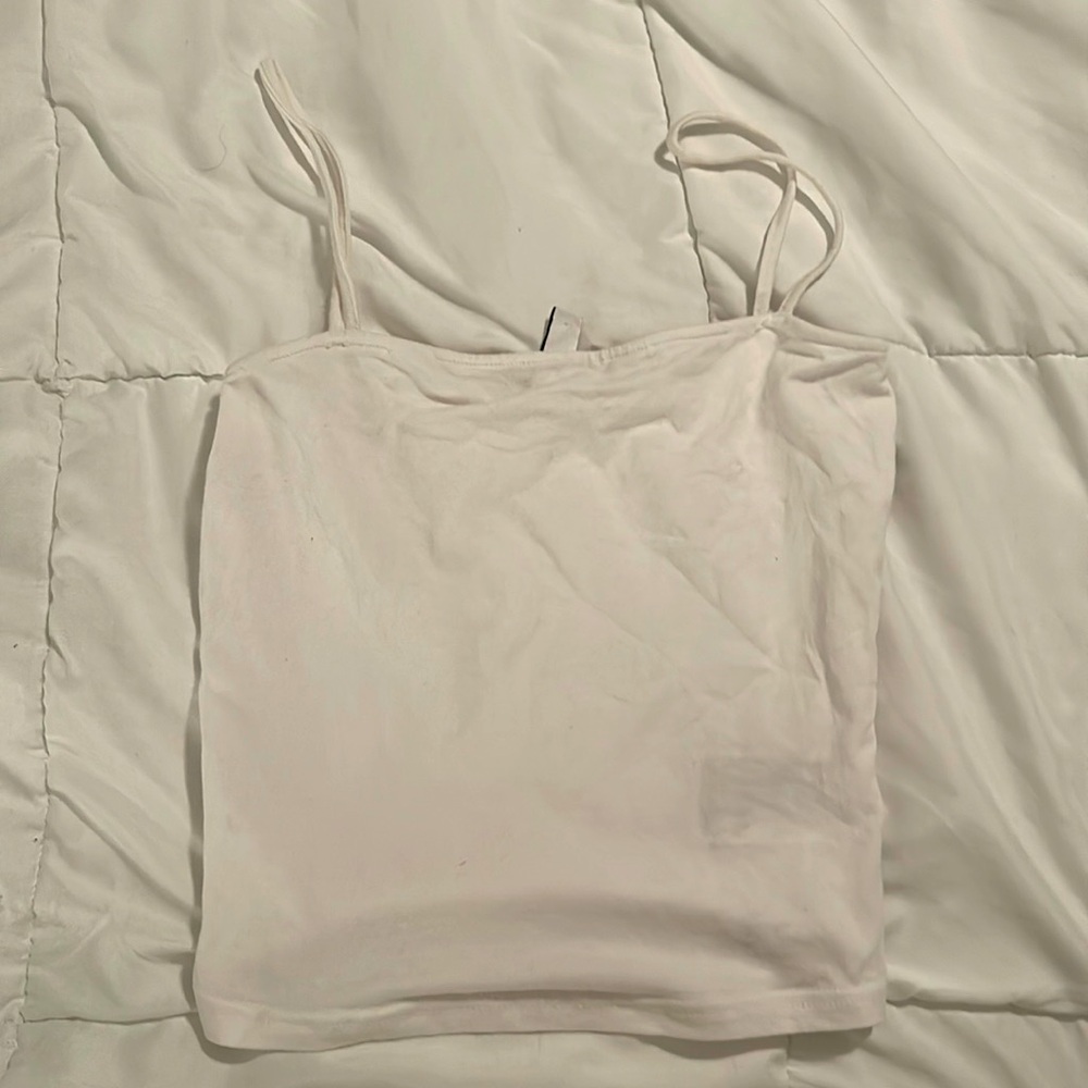 H&M - plain white cami